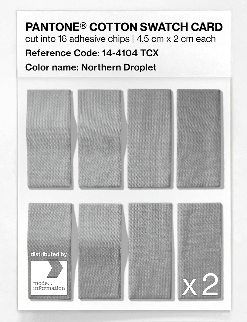 Artikelbild 5 des Artikels “PANTONE® COTTON SWATCH CARD 14-4104 TCX Northern Droplet “