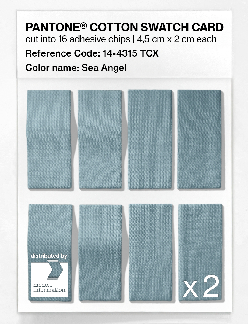 Artikelbild 5 des Artikels “PANTONE® COTTON SWATCH CARD 14-4315 TCX Sea Angel “