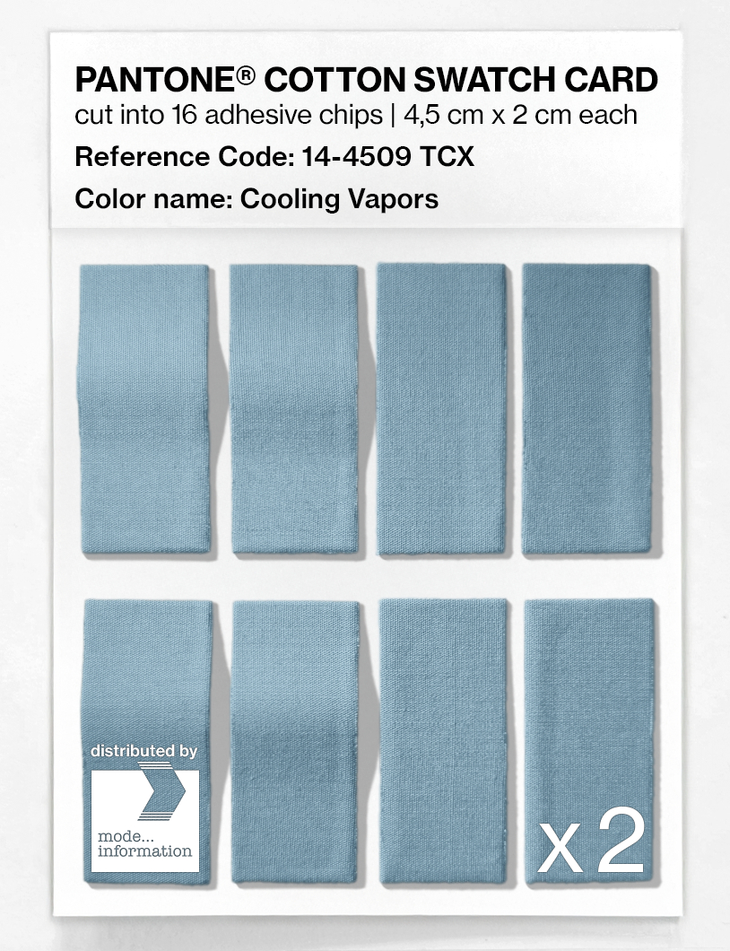 Artikelbild 5 des Artikels “PANTONE® COTTON SWATCH CARD 14-4509 TCX Cooling Vapors “
