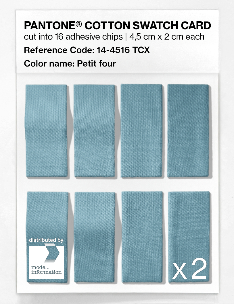 Product image 5 of the product “PANTONE® COTTON SWATCH CARD 14-4516 TCX Petit four ”
