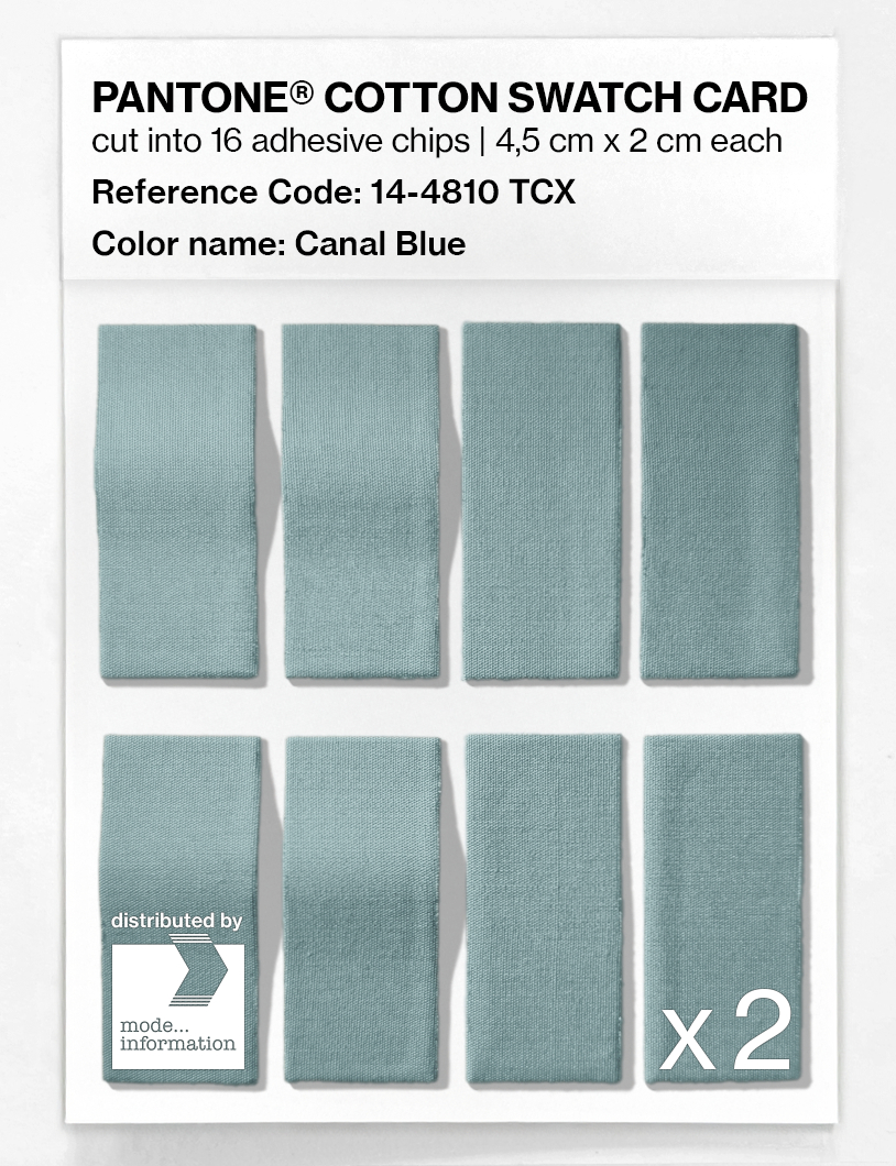 Artikelbild 5 des Artikels “PANTONE® COTTON SWATCH CARD 14-4810 TCX Canal Blue “