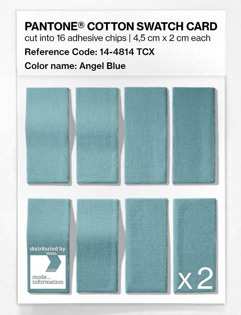 Artikelbild 5 des Artikels “PANTONE® COTTON SWATCH CARD 14-4814 TCX Angel Blue “