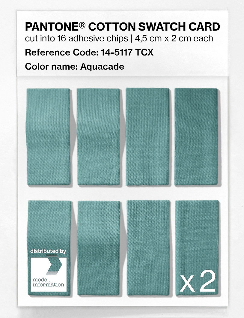 Artikelbild 5 des Artikels “PANTONE® COTTON SWATCH CARD 14-5117 TCX Aquacade “