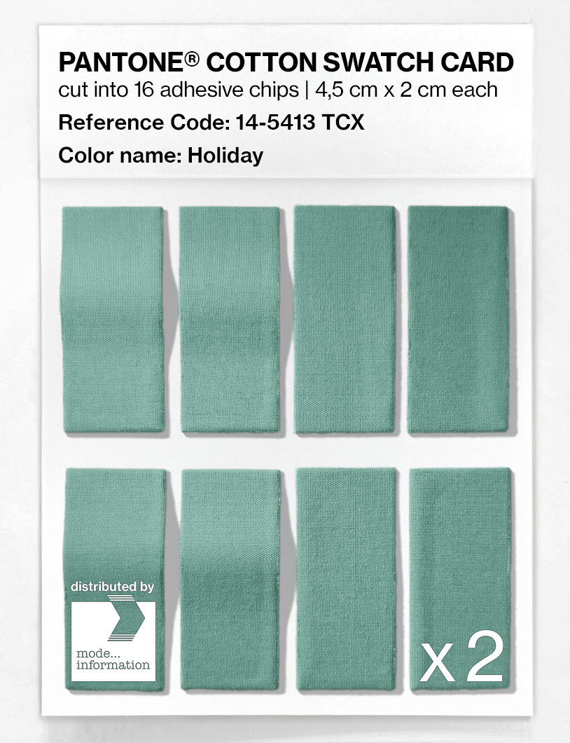 Artikelbild 5 des Artikels “PANTONE® COTTON SWATCH CARD 14-5413 TCX Holiday “