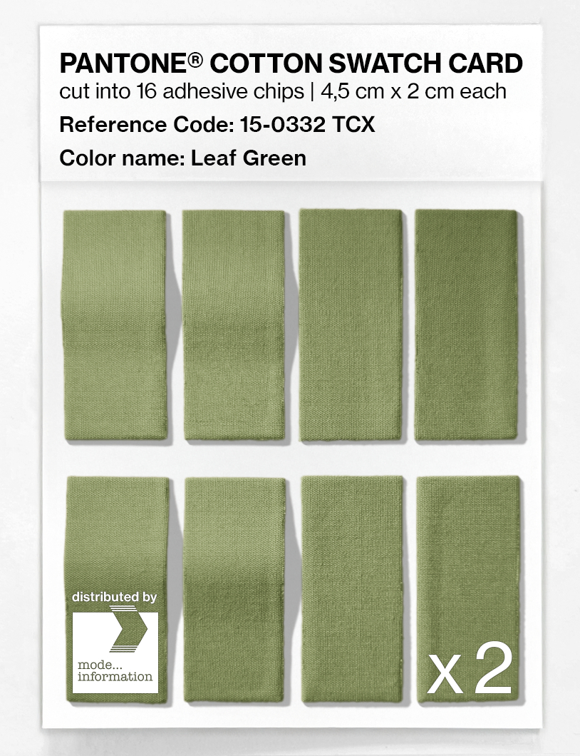 Artikelbild 5 des Artikels “PANTONE® COTTON SWATCH CARD 15-0332 TCX Leaf Green “