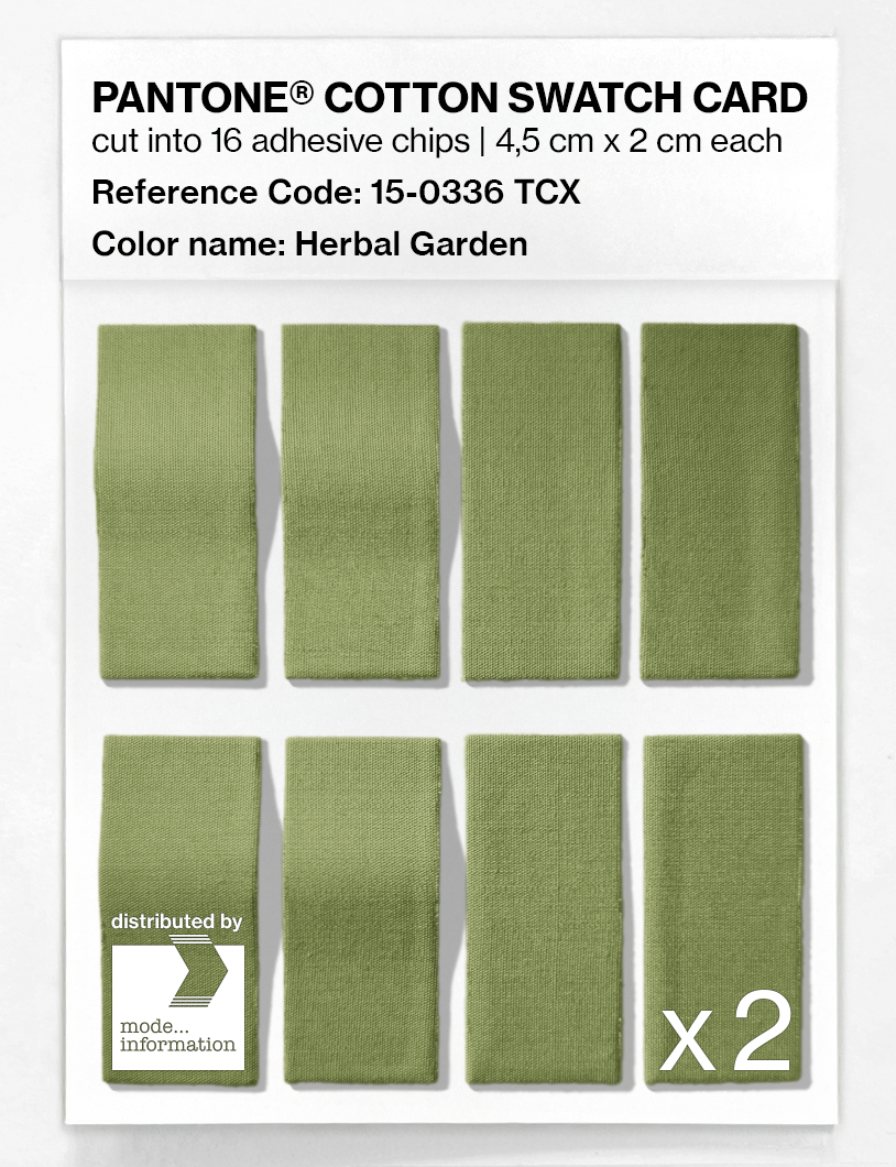 Artikelbild 5 des Artikels “PANTONE® COTTON SWATCH CARD 15-0336 TCX Herbal Garden “