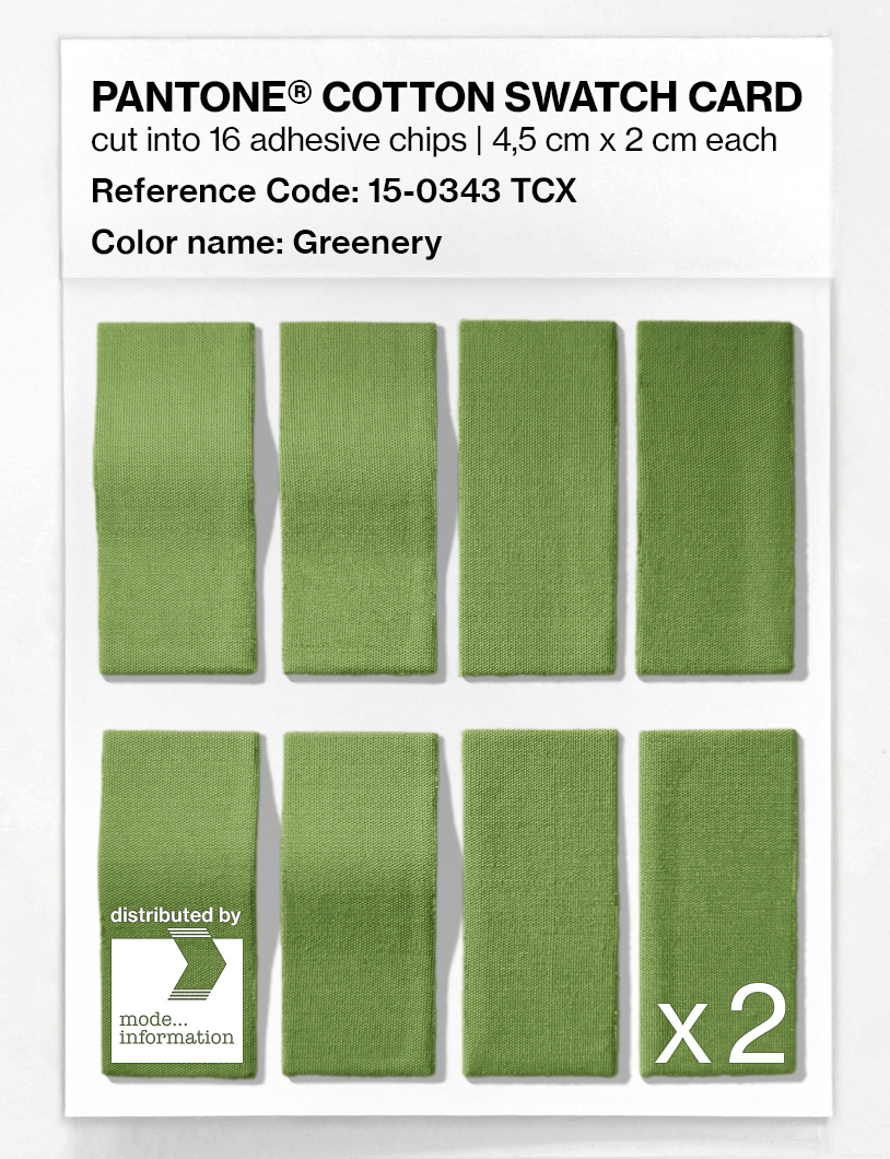 Artikelbild 5 des Artikels “PANTONE® COTTON SWATCH CARD 15-0343 TCX Greenery “