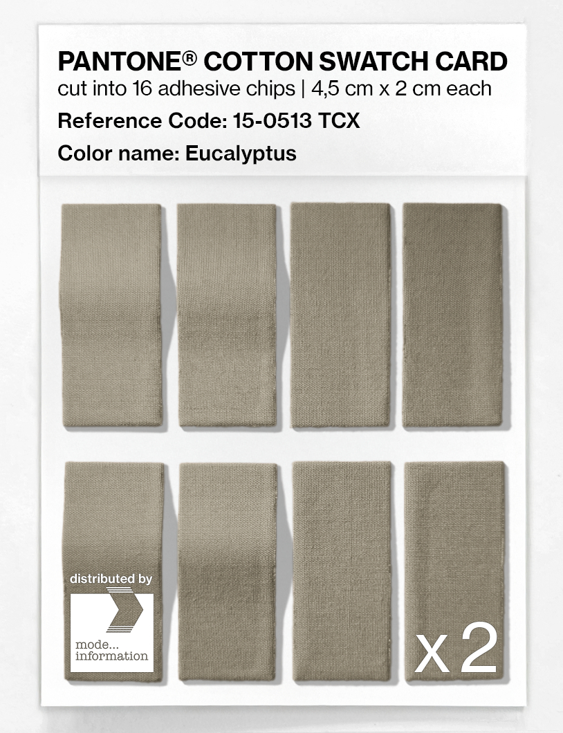 Artikelbild 5 des Artikels “PANTONE® COTTON SWATCH CARD 15-0513 TCX Eucalyptus “