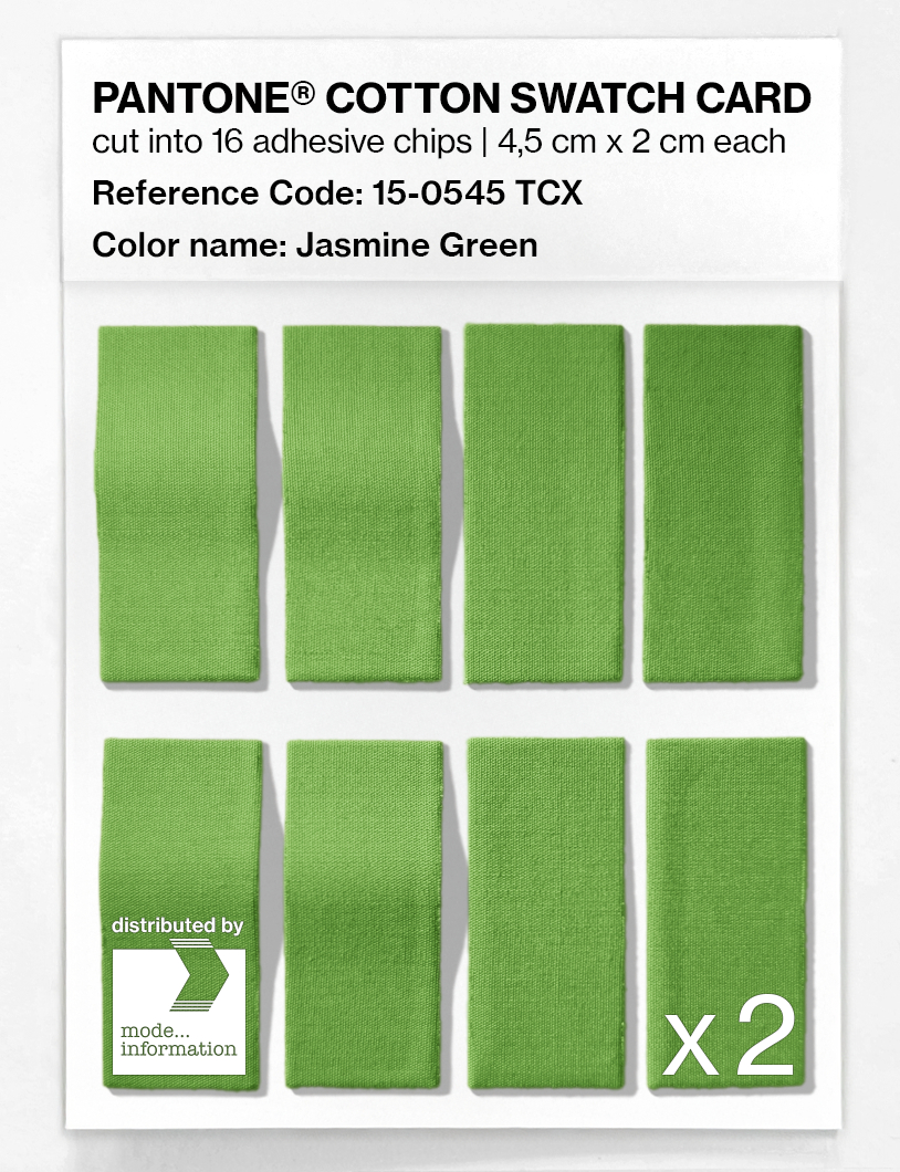 Artikelbild 5 des Artikels “PANTONE® COTTON SWATCH CARD 15-0545 TCX Jasmine Green “