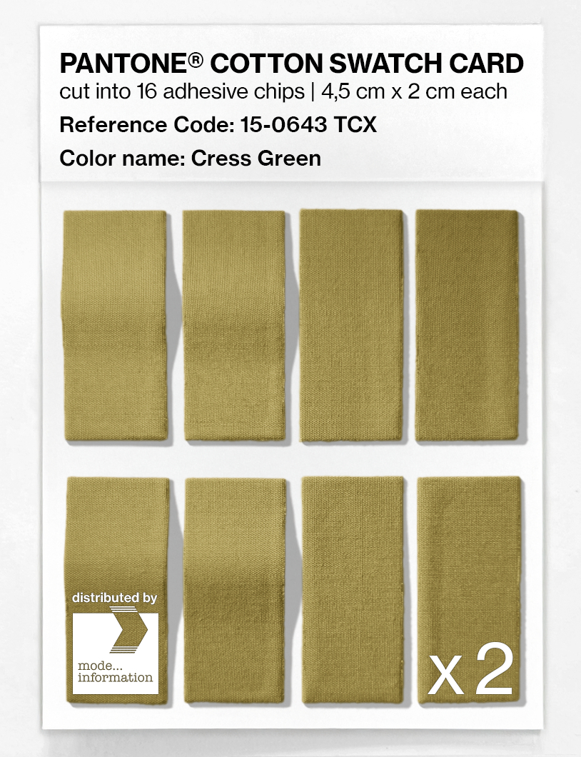 Artikelbild 5 des Artikels “PANTONE® COTTON SWATCH CARD 15-0643 TCX Cress Green “