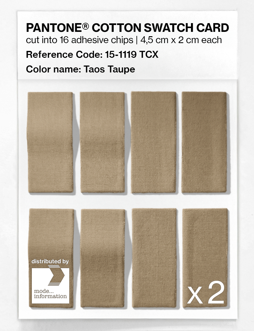Artikelbild 5 des Artikels “PANTONE® COTTON SWATCH CARD 15-1119 TCX Taos Taupe “