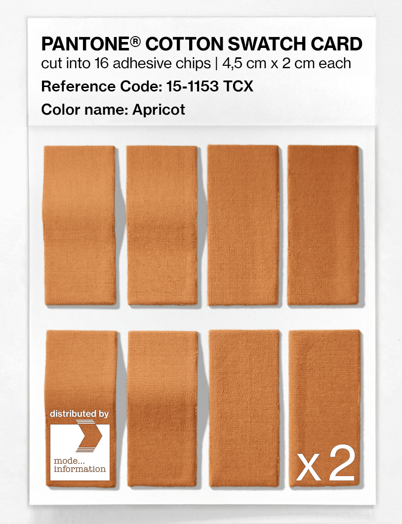 Artikelbild 5 des Artikels “PANTONE® COTTON SWATCH CARD 15-1153 TCX Apricot “