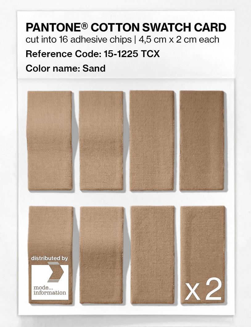Artikelbild 5 des Artikels “PANTONE® COTTON SWATCH CARD 15-1225 TCX Sand “