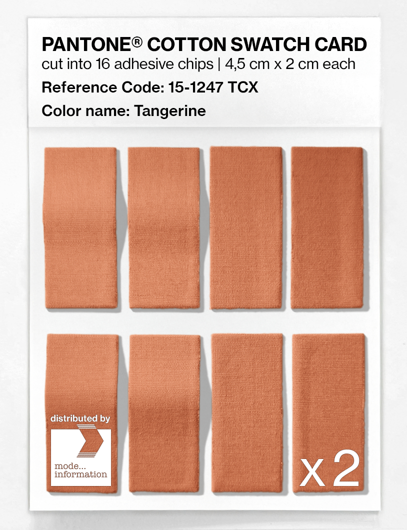 Artikelbild 5 des Artikels “PANTONE® COTTON SWATCH CARD 15-1247 TCX Tangerine “