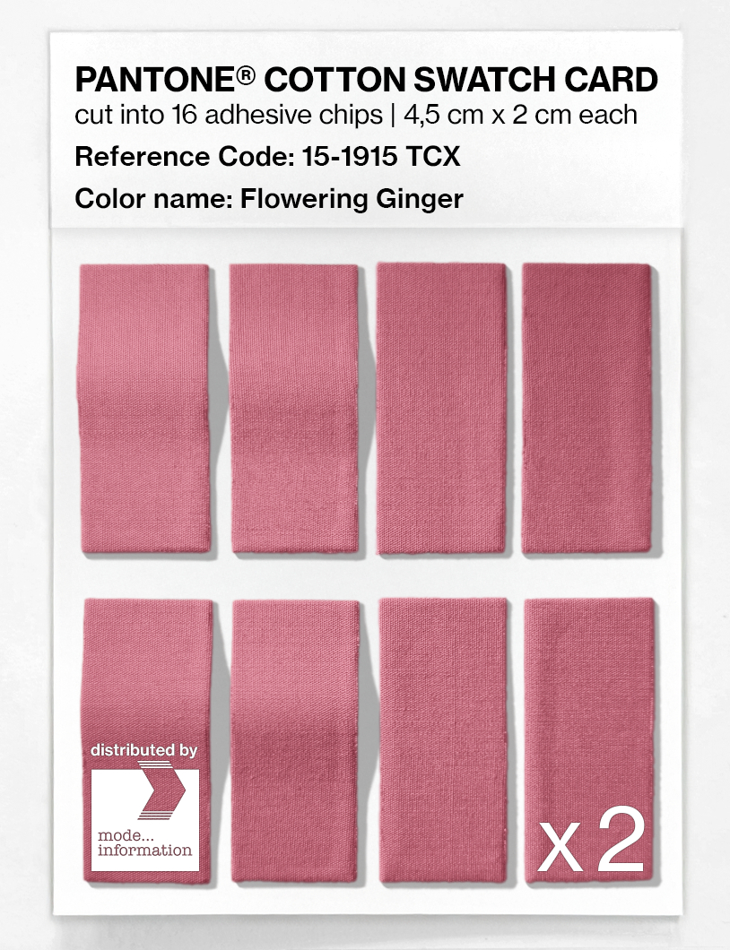 Artikelbild 5 des Artikels “PANTONE® COTTON SWATCH CARD 15-1915 TCX Flowering Ginger “
