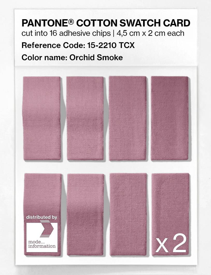 Artikelbild 5 des Artikels “PANTONE® COTTON SWATCH CARD 15-2210 TCX Orchid Smoke “