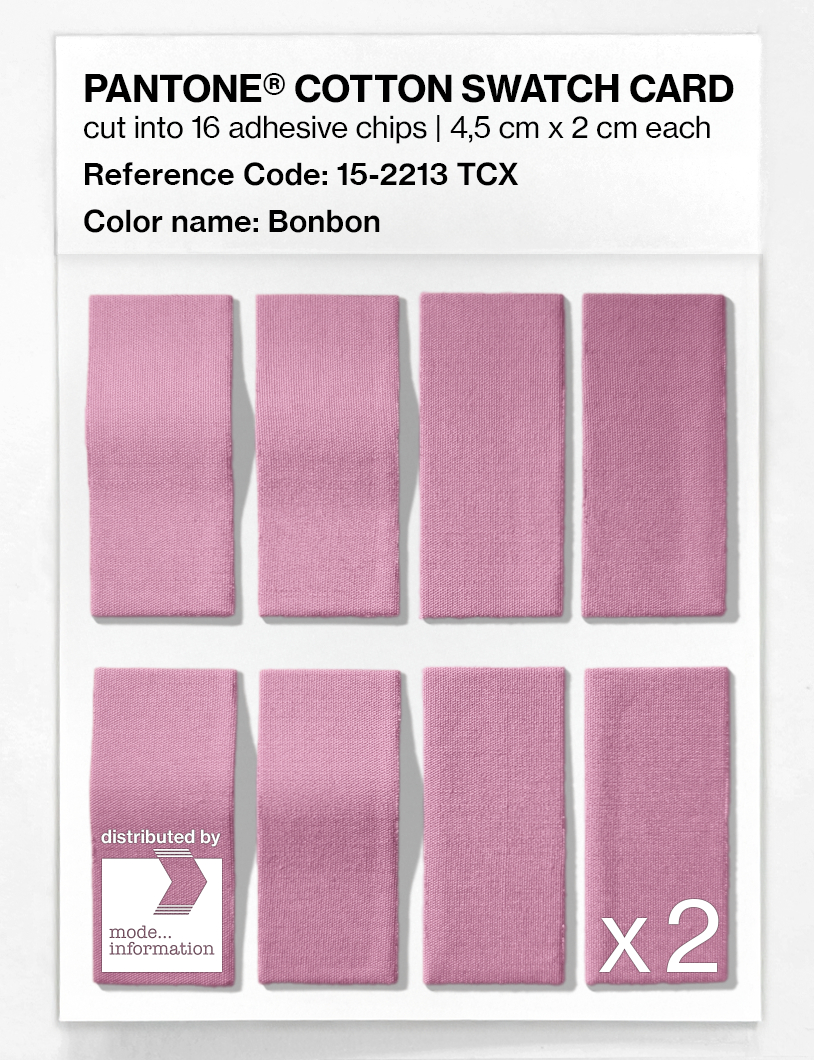 Artikelbild 5 des Artikels “PANTONE® COTTON SWATCH CARD 15-2213 TCX Bonbon “