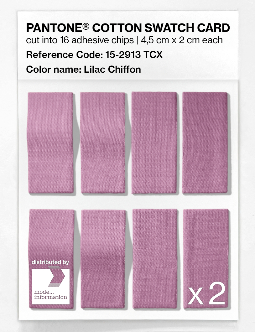 Artikelbild 5 des Artikels “PANTONE® COTTON SWATCH CARD 15-2913 TCX Lilac Chiffon “