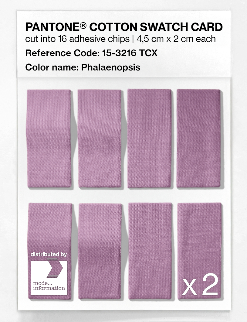Artikelbild 5 des Artikels “PANTONE® COTTON SWATCH CARD 15-3216 TCX Phalaenopsis “