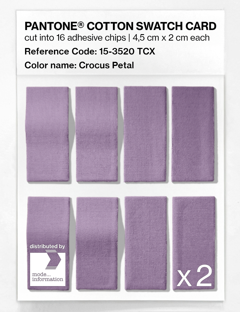 Artikelbild 5 des Artikels “PANTONE® COTTON SWATCH CARD 15-3520 TCX Crocus Petal “