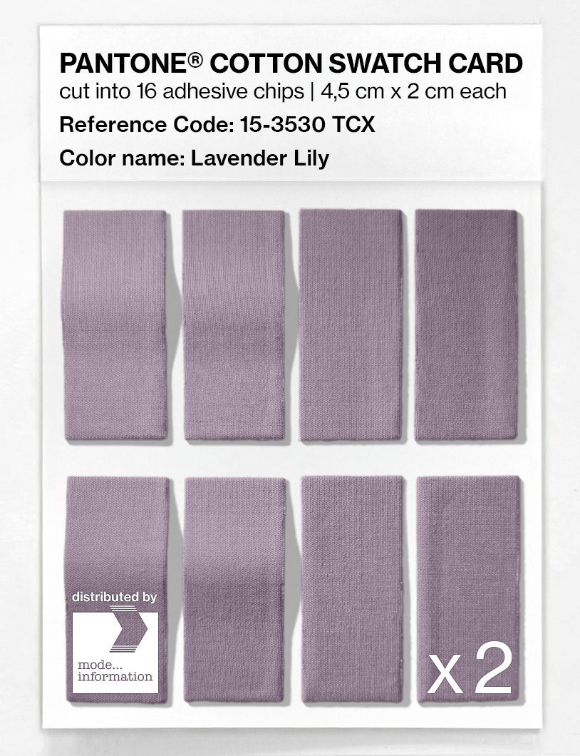 Artikelbild 5 des Artikels “PANTONE® COTTON SWATCH CARD 15-3530 TCX Lavender Lily “