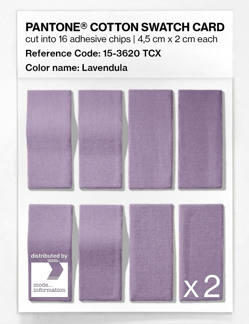 Artikelbild 5 des Artikels “PANTONE® COTTON SWATCH CARD 15-3620 TCX Lavendula “