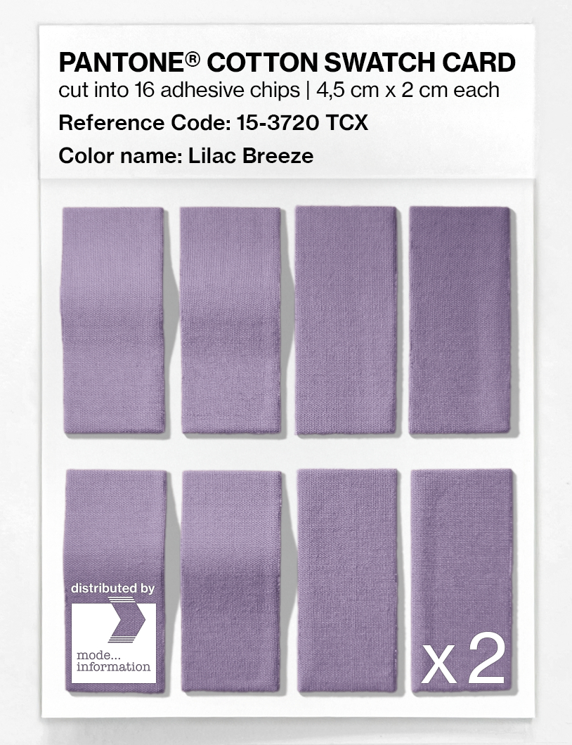Artikelbild 5 des Artikels “PANTONE® COTTON SWATCH CARD 15-3720 TCX Lilac Breeze “