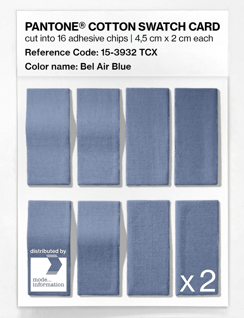 Artikelbild 5 des Artikels “PANTONE® COTTON SWATCH CARD 15-3932 TCX Bel Air Blue “