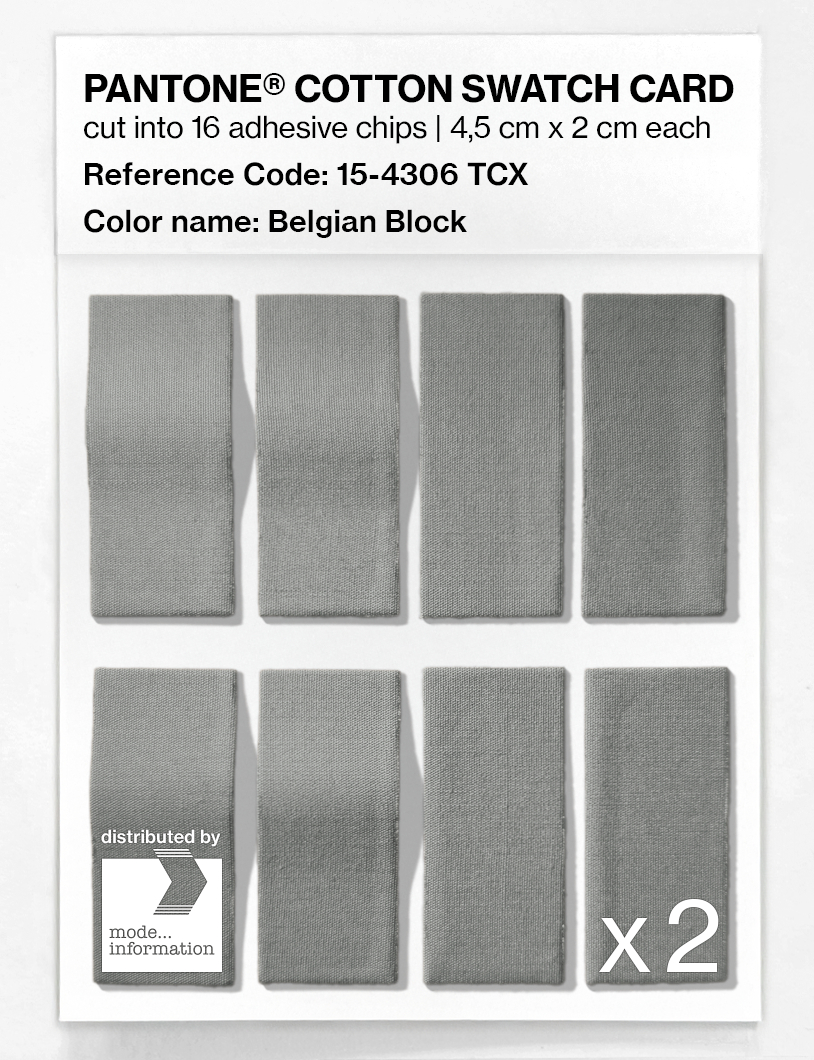 Artikelbild 5 des Artikels “PANTONE® COTTON SWATCH CARD 15-4306 TCX Belgian Block “