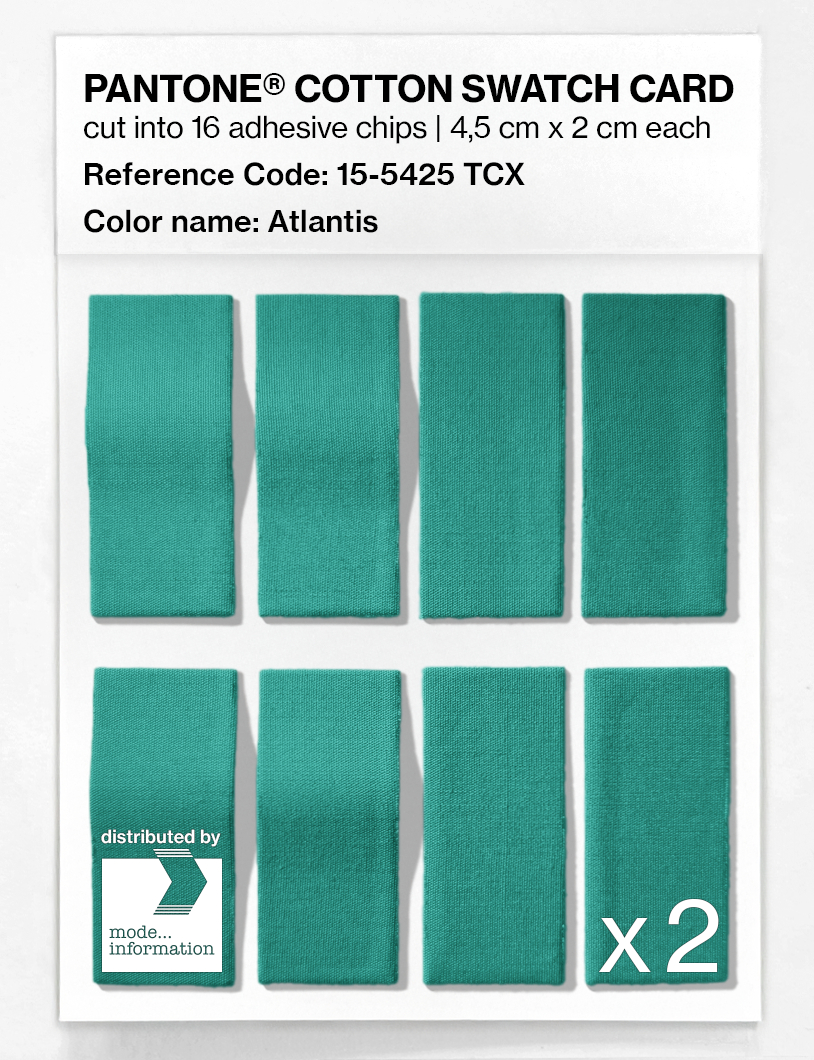 Artikelbild 5 des Artikels “PANTONE® COTTON SWATCH CARD 15-5425 TCX Atlantis “