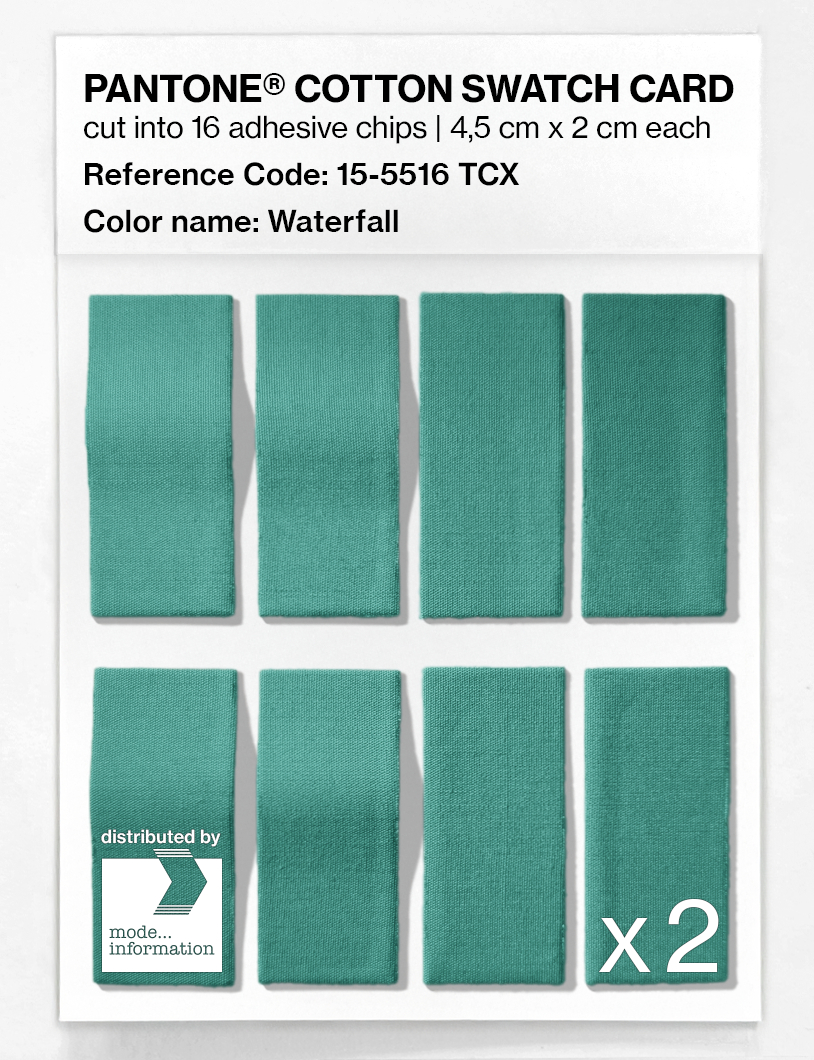 Artikelbild 5 des Artikels “PANTONE® COTTON SWATCH CARD 15-5516 TCX Waterfall “