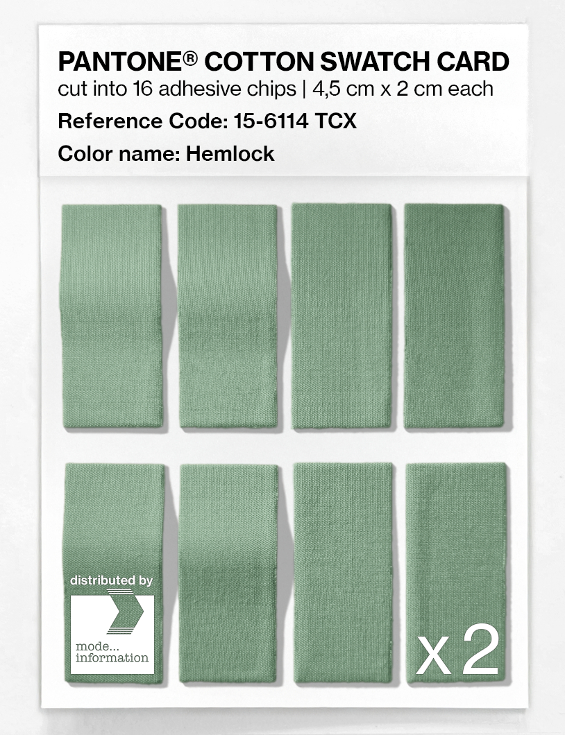 Artikelbild 5 des Artikels “PANTONE® COTTON SWATCH CARD 15-6114 TCX Hemlock “