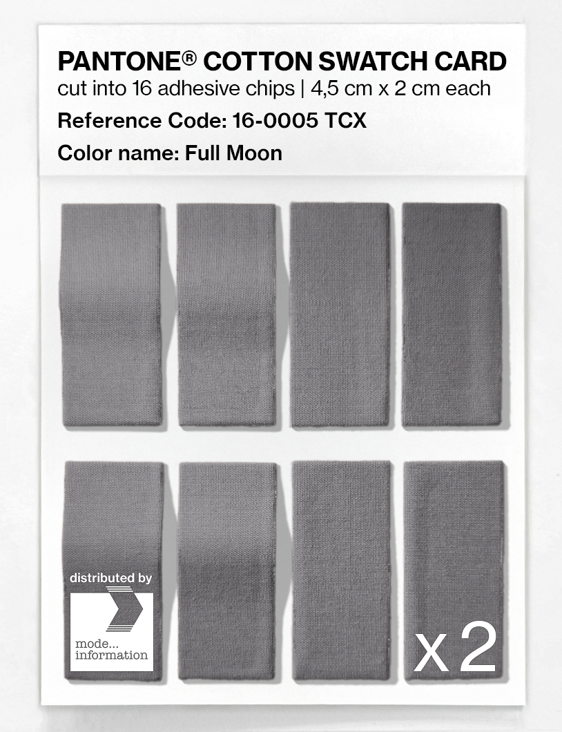 Artikelbild 5 des Artikels “PANTONE® COTTON SWATCH CARD 16-0005 TCX Full Moon “