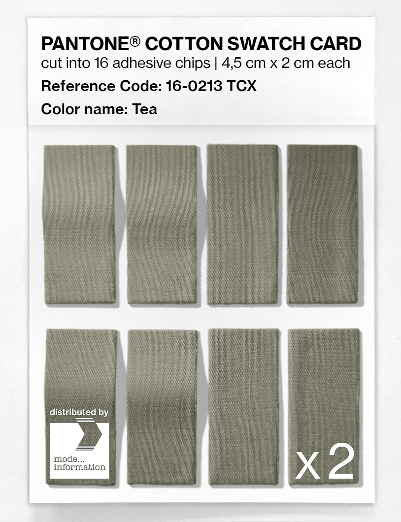 Artikelbild 5 des Artikels “PANTONE® COTTON SWATCH CARD 16-0213 TCX Tea “
