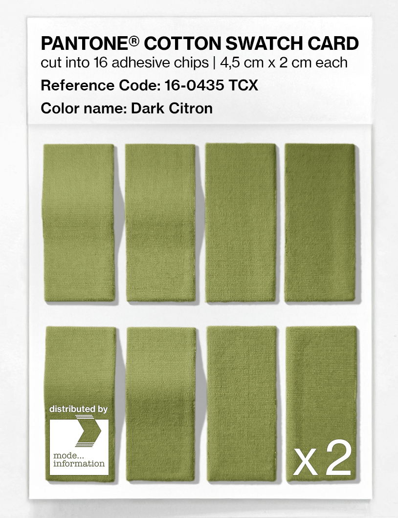 Artikelbild 5 des Artikels “PANTONE® COTTON SWATCH CARD 16-0435 TCX Dark Citron “