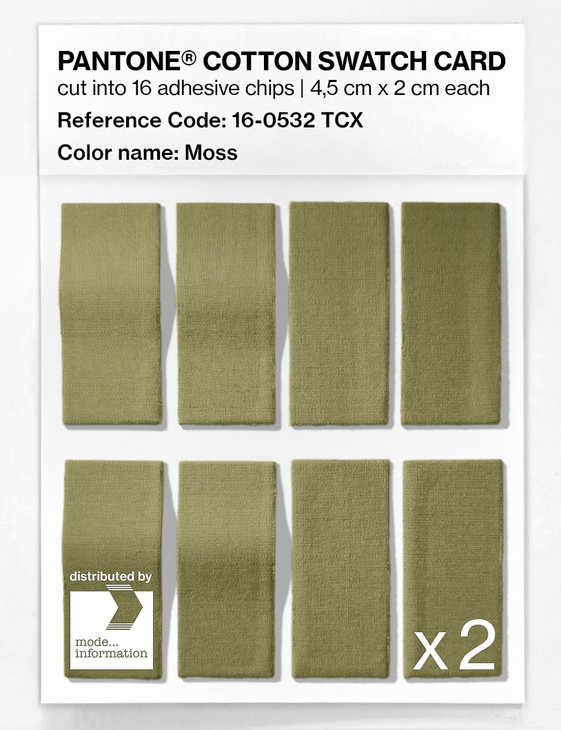 Artikelbild 5 des Artikels “PANTONE® COTTON SWATCH CARD 16-0532 TCX Moss “