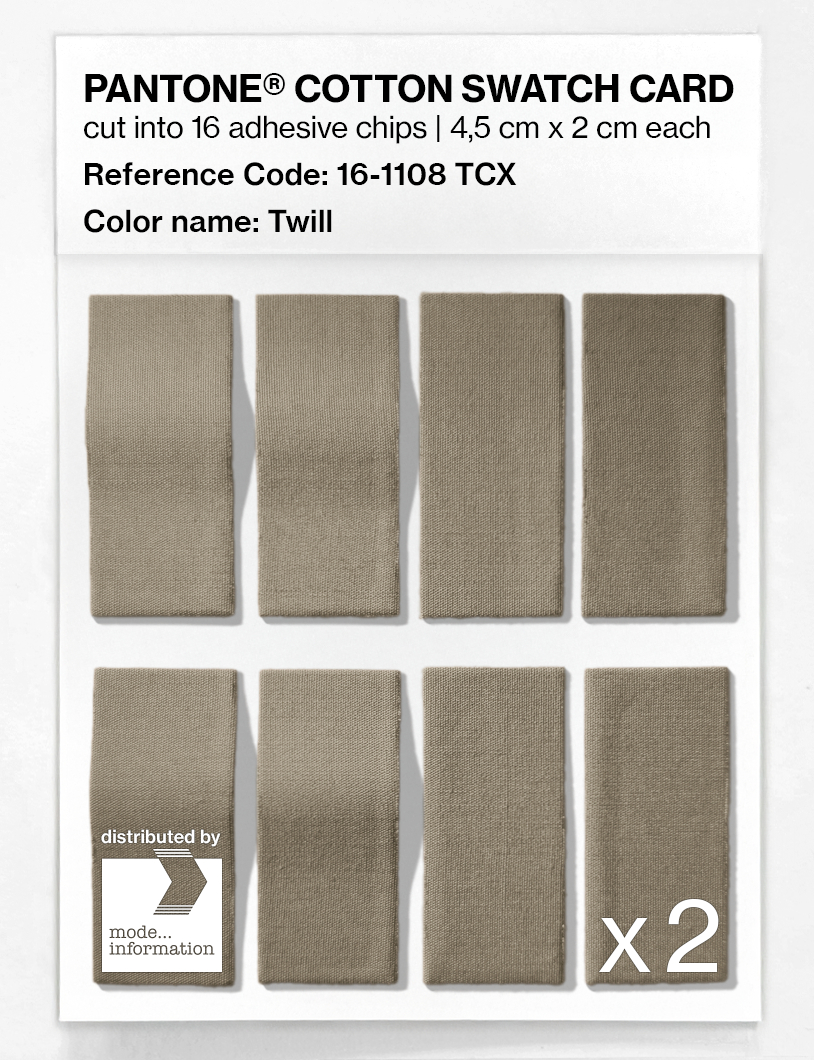 Artikelbild 5 des Artikels “PANTONE® COTTON SWATCH CARD 16-1108 TCX Twill “
