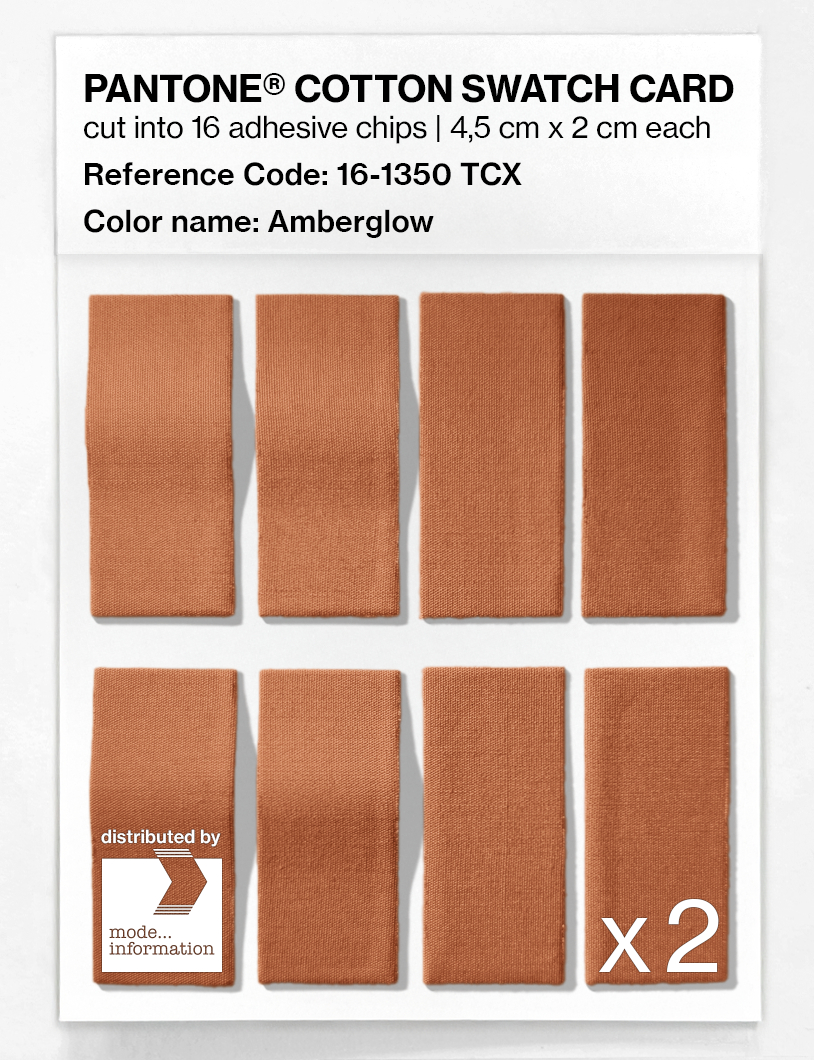 Artikelbild 5 des Artikels “PANTONE® COTTON SWATCH CARD 16-1350 TCX Amberglow “