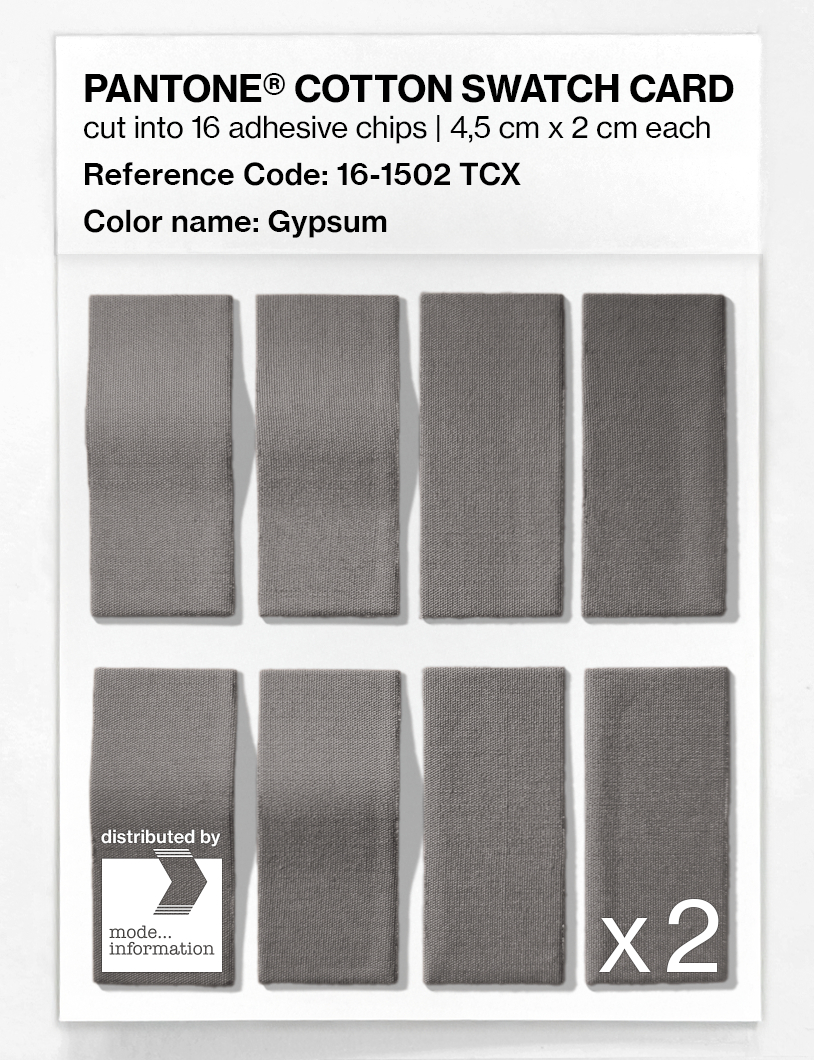 Artikelbild 5 des Artikels “PANTONE® COTTON SWATCH CARD 16-1502 TCX Gypsum “