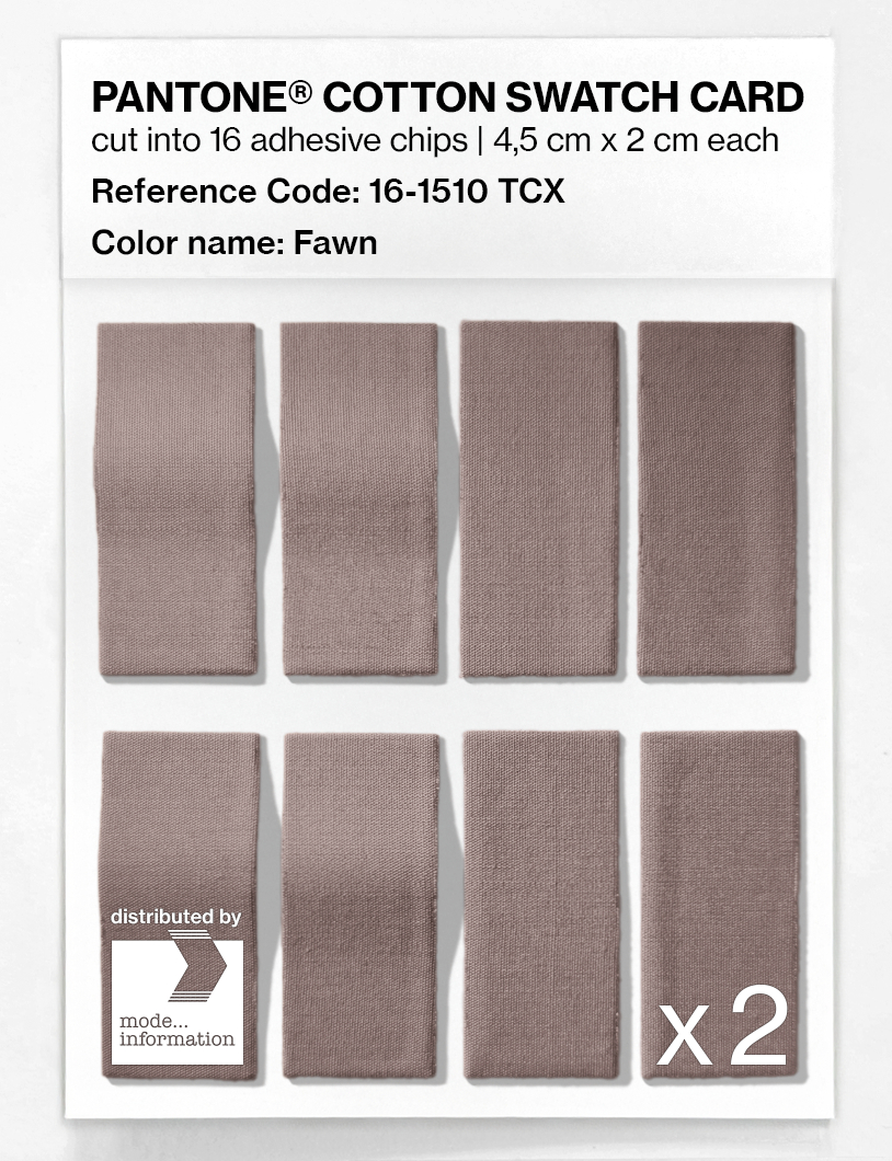 Artikelbild 5 des Artikels “PANTONE® COTTON SWATCH CARD 16-1510 TCX Fawn “