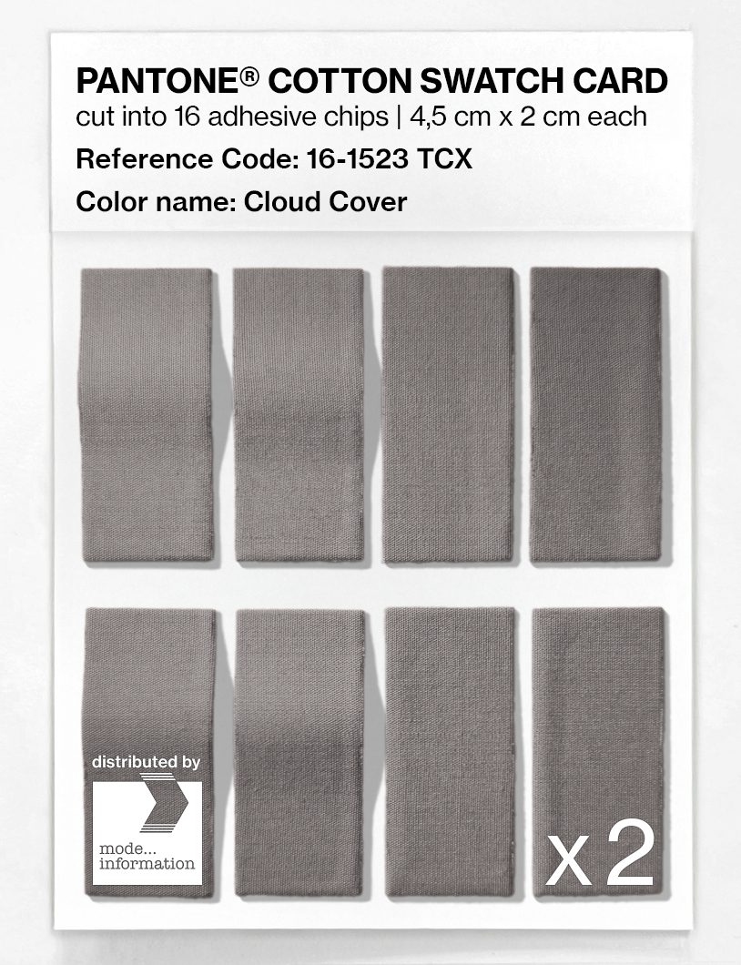 Artikelbild 5 des Artikels “PANTONE® COTTON SWATCH CARD 16-1523 TCX Cloud Cover “