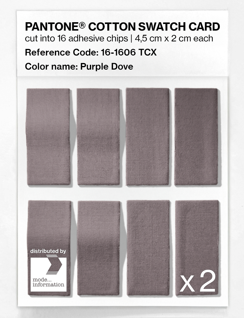 Artikelbild 5 des Artikels “PANTONE® COTTON SWATCH CARD 16-1606 TCX Purple Dove “