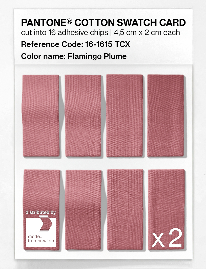 Artikelbild 5 des Artikels “PANTONE® COTTON SWATCH CARD 16-1615 TCX Flamingo Plume “