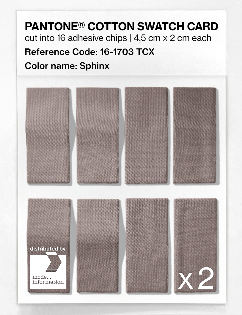 Artikelbild 5 des Artikels “PANTONE® COTTON SWATCH CARD 16-1703 TCX Sphinx “