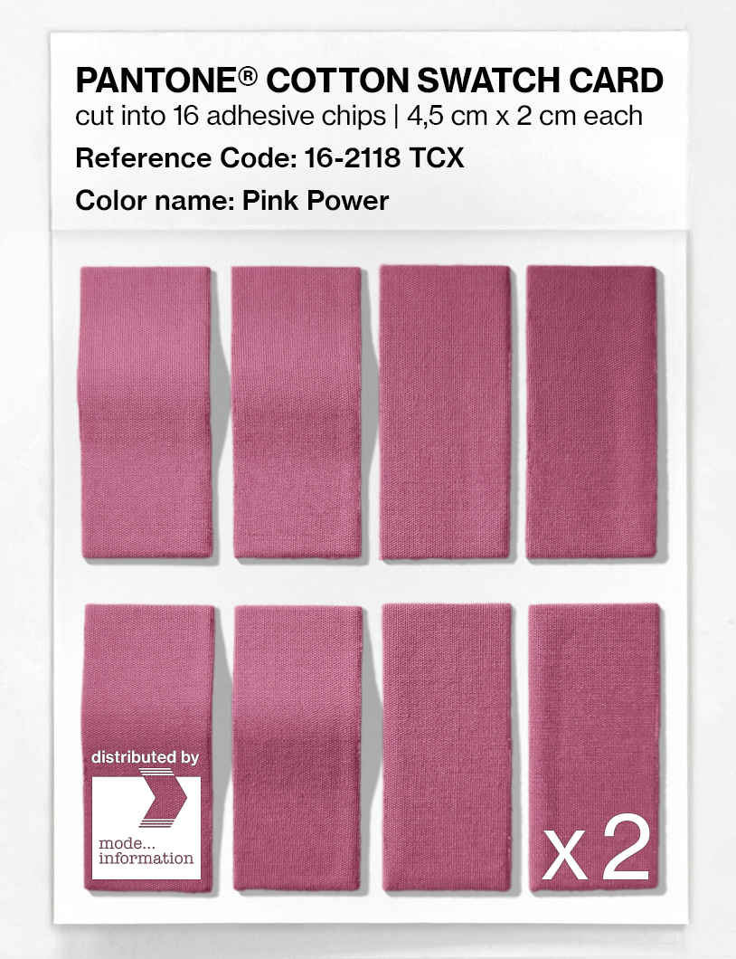 Artikelbild 5 des Artikels “PANTONE® COTTON SWATCH CARD 16-2118 TCX Pink Power “