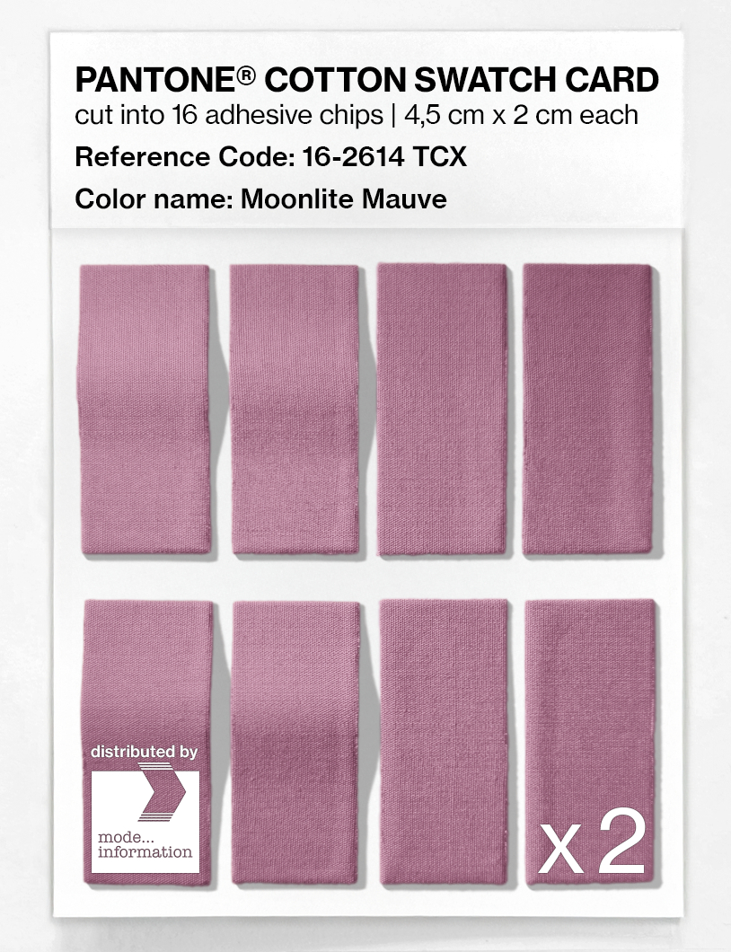 Artikelbild 5 des Artikels “PANTONE® COTTON SWATCH CARD 16-2614 TCX Moonlite Mauve “