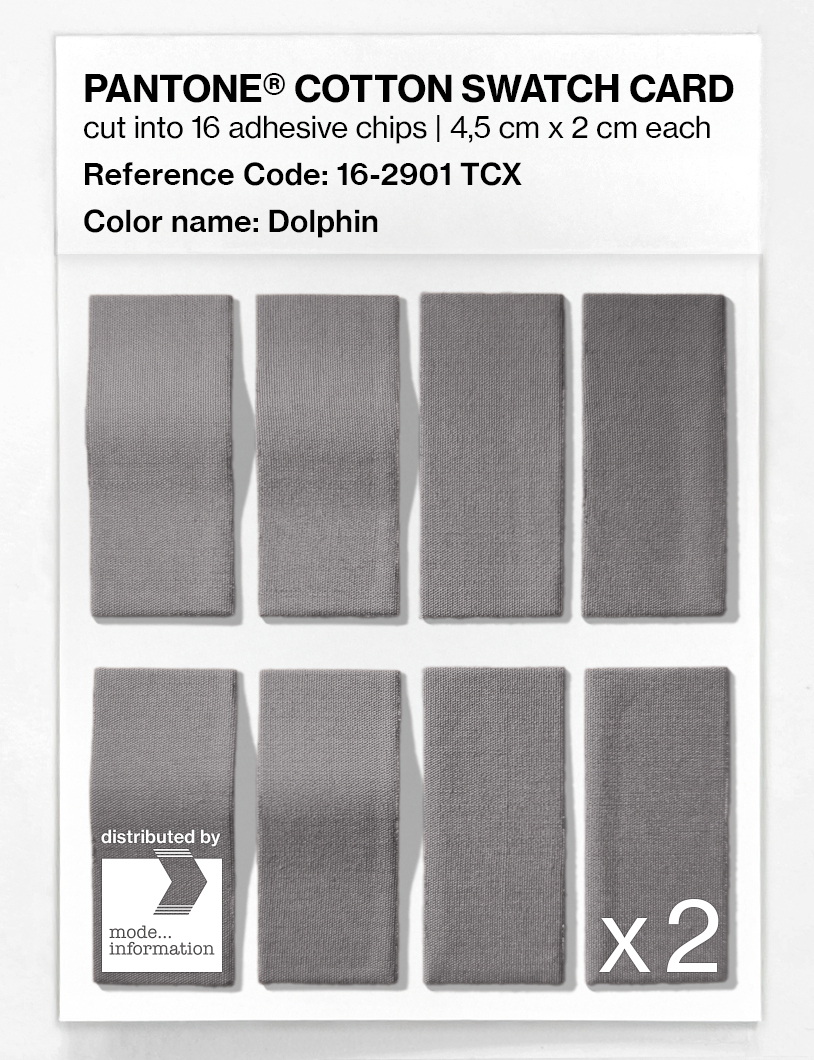 Artikelbild 5 des Artikels “PANTONE® COTTON SWATCH CARD 16-2901 TCX Dolphin “