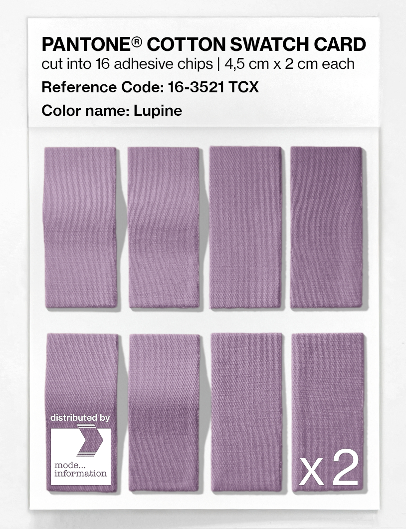 Artikelbild 5 des Artikels “PANTONE® COTTON SWATCH CARD 16-3521 TCX Lupine “