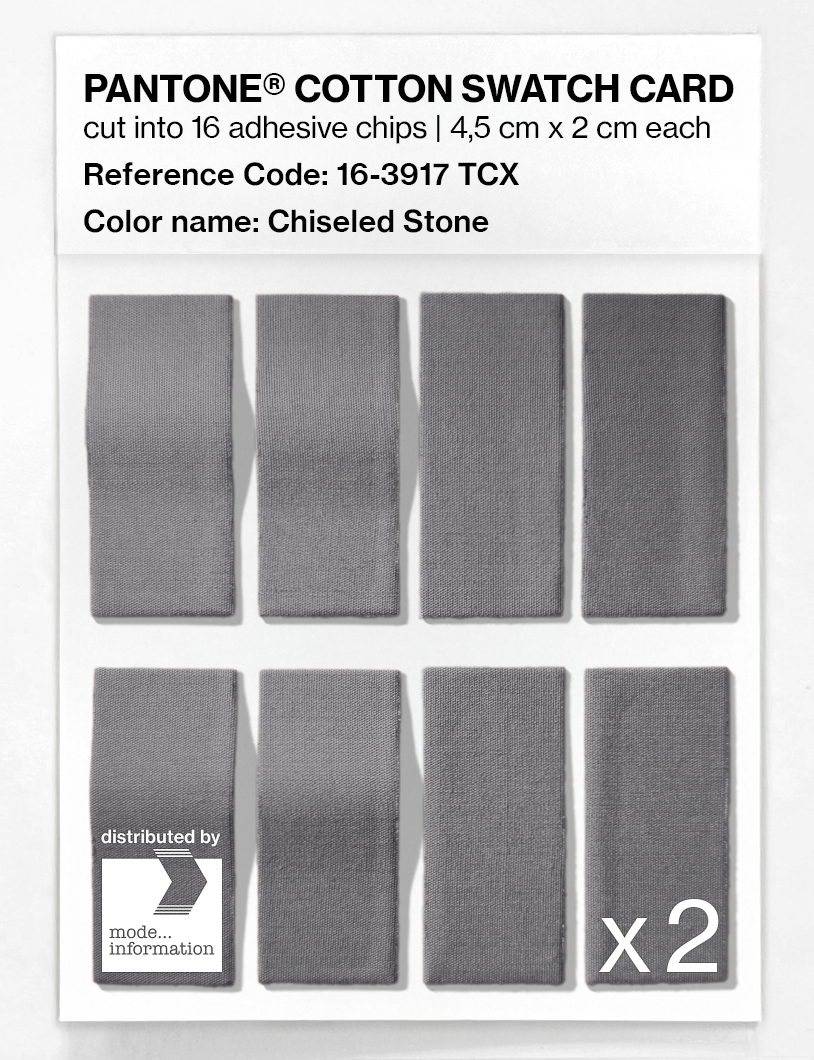 Artikelbild 5 des Artikels “PANTONE® COTTON SWATCH CARD 16-3917 TCX Chiseled Stone “