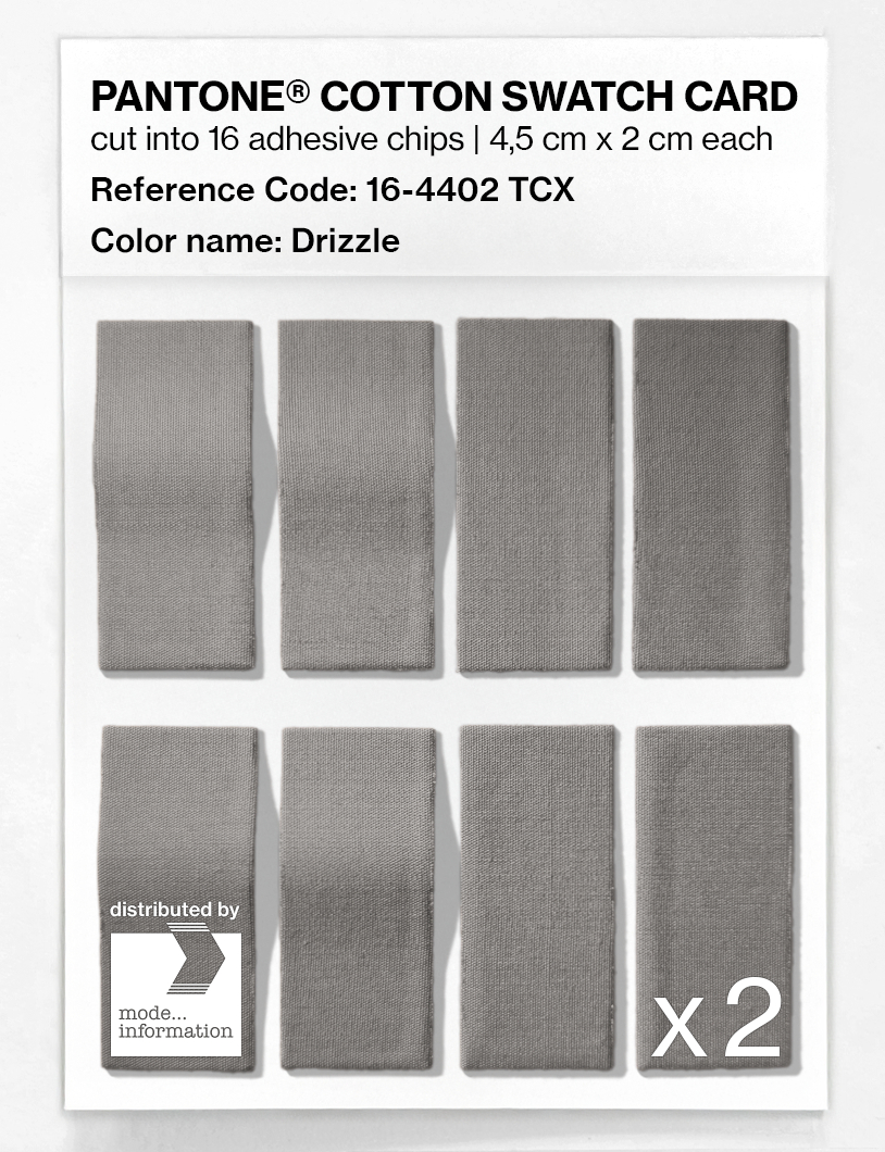 Artikelbild 5 des Artikels “PANTONE® COTTON SWATCH CARD 16-4402 TCX Drizzle “
